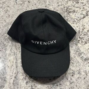 Givenchy Black Baseball Cap Hat